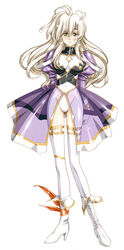  boots brown_eyes expressionless female full_body growlanser growlanser_i julia_douglas juliet_sleeves leotard long_hair long_sleeves official_art photoshop_(medium) puffy_sleeves purple_skirt see-through skirt solo standing tachi-e thighhighs urushihara_satoshi white_background white_footwear white_hair white_thighhighs 