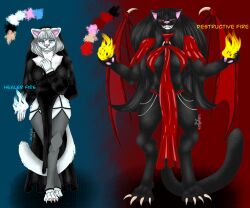  adoptable adoption adopts animal_humanoid anthro cat_humanoid digital_media_(artwork) felid felid_humanoid feline feline_humanoid female female/female furry hi_res humanoid mammal mammal_humanoid neskwikart_artist nun nun_outfit solo the_devil 