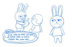  andrew_georger animal_crossing anthro anthrofied crossover daisy_(doom) dialogue doom_(series) duo english_text female header header_box human id_software lagomorph leporid male mammal microsoft nintendo rabbit sketch_page solo speech_bubble text text_header villager_(animal_crossing) 