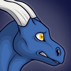  1:1 deerdaddy13 dragon ezurth feral headshot_portrait horn icon male mythological_creature mythological_scalie mythology portrait reaction_image scalie scared simple_background solo teeth yellow_eyes 