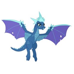  1:1 alpha_channel auroth_the_winter_wyvern blue_body blue_fur dota dragon european_mythology female feral fur mythological_creature mythological_scalie mythology scalie smile solo spread_wings tail unknown_artist western_dragon wings wyvern 