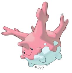  black_eyes closed_mouth commentary corsola english_commentary full_body no_humans official_style pinkgermy pokedex_number pokemon pokemon_(creature) signature simple_background smile solo transparent_background 