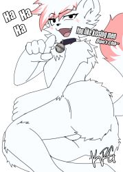  absurd_res anthro ass boy_kisser_(meme) fur hi_res looking_at_viewer male meme nude simple_background solo 