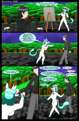  anthro arm_pull black_bottomwear black_clothing black_footwear black_hair black_pants black_sclera black_shirt black_shoes black_topwear blue_hooves blue_mane blue_tail bottomwear brush clothing craftycorn equid equine excited eyelashes female footwear fur hair hi_res hoof_hands hooves horn horse_tail human jewelry lance_(the_succubus_hunt) long_tail lyonley male mammal mane mia_(the_succubus_hunt) mob_entertainment multicolored_jewelry multicolored_necklace muscular_legs mythological_creature mythological_equine mythology necklace nervous paintbrush painting_(object) pants poppy_playtime pupils rainbow_jewelry rainbow_necklace rainbow_symbol shirt short_stack smiling_critters surprised tail the_succubus_hunt topwear unguligrade unicorn white_body white_fur white_pupils 