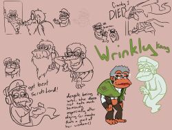  2024 4_fingers anthro beard bed bent_arm bonnet bottomless bottomless_anthro bottomless_female breasts brown_beard brown_blanket brown_body brown_bonnet brown_clothing brown_dress brown_facial_hair brown_fur brown_hat brown_headwear brown_pillow brown_shawl brown_tongue canon_couple character_name closed_eyes clothed clothed_anthro clothed_female clothed_male clothing colored_line_art controller cranky_kong curly_hair dialogue digital_drawing_(artwork) digital_media_(artwork) donkey_kong_(character) donkey_kong_(series) dress duo ear_piercing elbowing elderly_anthro elderly_female elderly_male electronics english_description english_text eye_contact eyewear facial_hair female fingers flat_colors frown fur furniture furrowed_brow gaming gesture ghost glasses grandchild_(lore) grandfather_(lore) grandfather_and_grandchild_(lore) grandfather_and_grandson_(lore) grandmother_(lore) grandmother_and_grandchild_(lore) grandmother_and_grandson_(lore) grandparent_(lore) grandparent_and_grandchild_(lore) grandson_(lore) green_line_art green_shawl grey_hair grumpy hair half-closed_eyes hand_gesture hat head_on_pillow headgear headphones headwear hi_res holding_controller holding_object hug hugging_another in_doorway insertthenewblhere kong legless lipstick looking_at_another love lying lying_on_bed makeup male mammal meme multicolored_body multiple_images name_in_dialogue narrowed_eyes nileseyy_niles_disappears nintendo no_pupils on_back on_bed open_frown open_mouth open_smile piercing pillow playing_video_game primate red_lipstick scared seductive shawl short_hair smile smiling_at_another smiling_at_partner spirit spit-take standing tan_body tan_hands tan_skin text tongue two_tone_body under_blanket v_sign white_body white_bonnet white_eyes white_eyewear white_glasses wrinkles wrinkly_kong 