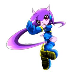  1:1 2017 anthro aquatic_dragon boots breasts clothed clothing dragon female footwear freedom_planet galaxytrail gloves handwear horn hybrid kenjikanzaki05 mammal marine mythological_creature mythological_scalie mythology non-mammal_breasts sash_lilac scalie simple_background solo white_background 