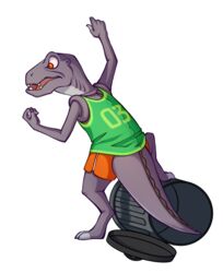  alpha_channel bottomwear clothing dinosaur don_bluth extinct hi_res hyp_hypsilophodon hypsilophodon ornithischian prehistoric_species reptile scalie shorts the_land_before_time topazice uniform 