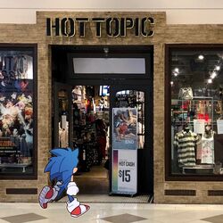  anthro blue_body blue_fur cherrifire clothing_store eulipotyphlan fur hedgehog hot_topic male mammal meme my_hero_academia photo_background photography_(artwork) sega shopping sonic_characters_walking_into_stores sonic_the_hedgehog sonic_the_hedgehog_(series) store 