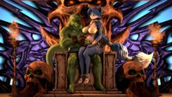  16:9 2023 3d_(artwork) 4k absurd_res anthro bikini bikini_top blue_body blue_fur bottomwear canid canine clothed clothing collar curvy_figure digital_media_(artwork) duo female fox fur general_scales green_body green_eyes green_scales hand_on_belly hand_on_butt hi_res hook hook_hand interspecies interspecies_pregnancy krystal_(star_fox) larger_male lizard_(petruz) loincloth loincloth_only lolla4567 male male/female mammal muscular muscular_anthro muscular_male nintendo on_lap petruz_(copyright) pregnant pregnant_anthro pregnant_female red_eyes reptile scales scalie sex_slave sharpclaw_(star_fox) sitting_on_another sitting_on_lap size_difference slave smaller_female star_fox swimwear topless warfare_krystal warfare_machine white_body white_fur widescreen 