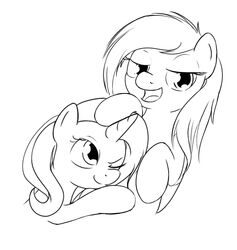 duo equid equine feathered_wings feathers female female/female friendship_is_magic hasbro horn mammal monochrome my_little_pony mythological_creature mythological_equine mythology pegasus romantic romantic_couple simple_background spitfire_(mlp) theparagon trixie_(mlp) unicorn white_background wings wonderbolts_(mlp)