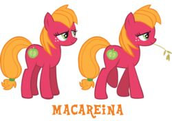 alpha_channel big_macintosh_(mlp) earth_pony equid equine female feral friendship_is_magic hasbro hi_res horse humor mammal mtf_crossgender my_little_pony pony pun quadruped rule_63 simple_background solo tail transparent_background trotsworth