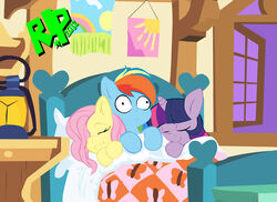 2012 bed blue_body blue_feathers blue_fur closed_eyes digital_media_(artwork) equid equine feathered_wings feathers female feral fluttershy_(mlp) friendship_is_magic fur furniture group hair hasbro horn mammal multicolored_hair my_little_pony mythological_creature mythological_equine mythology pegasus pink_hair purple_body purple_fur purple_hair r!p rainbow_dash_(mlp) rainbow_hair sleeping twilight_sparkle_(mlp) two_tone_hair unicorn wings