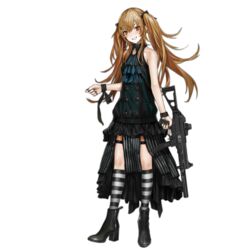  ankle_boots black_dress black_footwear black_nails black_ribbon black_thighhighs boots brown_eyes brown_hair dress female full_body girls&#039;_frontline gun hair_between_eyes hair_ornament hair_ribbon high_heel_boots high_heels holding holding_gun holding_weapon infukun kneehighs long_hair looking_at_viewer nail_polish official_alternate_costume official_art open_mouth red_eyes ribbon scar scar_across_eye scar_on_face scope sleeveless sleeveless_dress smile socks solo standing striped_clothes striped_socks submachine_gun teeth thigh_strap thighhighs transparent_background twintails two-tone_legwear ump9_(girls&#039;_frontline) ump9_(the_world&#039;s_melody)_(girls&#039;_frontline) weapon 