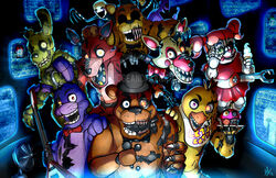  animatronic blood bodily_fluids bonnie_(fnaf) chica_(fnaf) circus_baby_(fnaf) claws cupcake_(fnaf) digital_media_(artwork) five_nights_at_freddy&#039;s five_nights_at_freddy&#039;s_2 five_nights_at_freddy&#039;s_3 five_nights_at_freddy&#039;s_4 five_nights_at_freddy&#039;s_world foxy_(fnaf) freddy_(fnaf) glowing glowing_eyes golden_freddy_(fnaf) group halloween holidays machine mammal mangle_(fnaf) marionette_(fnaf) nightmare_bonnie_(fnaf) nightmare_chica_(fnaf) nightmare_cupcake_(fnaf) nightmare_foxy_(fnaf) nightmare_fredbear_(fnaf) nightmare_freddy_(fnaf) nightmare_mangle_(fnaf) purple_man_(fnaf) robot scottgames sharp_teeth sister_location smudgeandfrank springtrap_(fnaf) teeth 