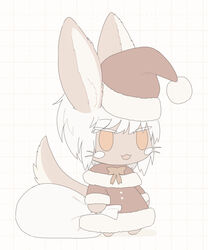  2023 5:6 :3 alternate_version_at_source ambiguous_gender anthro bag barefoot big_ears biped brown_body brown_ears brown_fur chibi christmas christmas_clothing christmas_headwear clothed clothing colored costume countershade_fur countershade_tail countershading digital_media_(artwork) feet flat_colors front_view full-length_portrait fully_clothed fur hair hat headgear headwear hi_res holding_bag holding_object holidays lagomorph long_ears made_in_abyss mammal monotone_hair multicolored_body multicolored_ears multicolored_fur multicolored_tail nanachi narehate open_:3 padoru pattern_background portrait santa_costume santa_hat short_hair simple_background solo standing tail tan_body tan_countershading tan_fur tan_inner_ear tatososu three-quarter_view two_tone_body two_tone_ears two_tone_fur two_tone_tail whiskers white_hair 