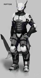  135:256 armor fish full_armor headgear helmet hi_res machine male marine mech_suit power_armor riptide_(riptideshark) shark solo 