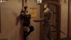  1boy 1girls 3d astex cd_projekt_red clothed eric_vogel highres inviting_to_sex male/female prostitution smoking tagme the_witcher the_witcher_(series) the_witcher_3:_wild_hunt yennefer 