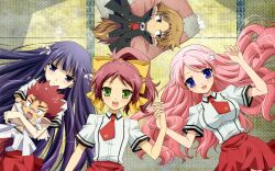  baka_to_test_to_shoukanjuu himeji_mizuki kinoshita_hideyoshi kirishima_shouko sakamoto_yuuji shimada_minami yoshii_akihisa 