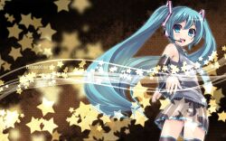  hatsune_miku pantsu shimapan vocaloid wallpaper 弐○伍 