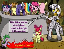  anthro anthrofied apple_bloom_(mlp) applejack_(mlp) ass blonde_hair blue_body blue_eyes blue_fur breasts cauldron clothing container cooking_with_furs corrupted cutlery digital_media_(artwork) dragon ear_piercing earth_pony english_text equid equine female feral fire fluttershy_(mlp) food fork friendship_is_magic fur glowing glowing_eyes group hair hasbro hat headgear headwear horn horse hungry hypnosis in_container kitchen_utensils knife male mammal melee_weapon mind_control multicolored_hair my_little_pony mythological_creature mythological_equine mythological_scalie mythology piercing pink_body pink_fur pink_hair pinkie_pie_(mlp) polearm pony purple_hair rainbow_dash_(mlp) rainbow_hair rarity_(mlp) red_eyes rope scalie side_boob soup spike_(mlp) staff stew stripes tail text tongue tools twilight_sparkle_(mlp) two_tone_hair unicorn unknown_artist weapon wood young young_anthro zebra zecora_(mlp) 