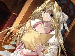  blonde_hair blue_eyes castle_fantasia castle_fantasia_3 cd_game dreamcast long_hair studio_ego yamamoto_kazue 