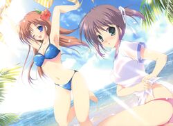  asagiri_mai august bikini cleavage mikeou mizugi takamizawa_natsuki yoake_mae_yori_ruriiro_na 