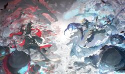  2024 2_horns 3_heads 4_toes 5_fingers ambient_flier ambiguous_gender animated_skeleton anthro armor asian_clothing asian_mythology barefoot beaded_jewelry beaded_necklace beads belt_pouch black_body black_bottomwear black_cloak black_clothing black_fingerless_gloves black_fur black_gloves black_hair black_handwear black_hoodie black_kimono black_pants black_robe black_stripes black_topwear blonde_hair blue_body blue_eyes blue_fur blue_mouth bone book bottomwear bovid bovid_horn bovine bovine_horn brown_body brown_fur building building_destruction canid canid_demon canine canis cattle cerberus chiayeeee chinese_mythology chromatic_aberration claws cloak closed_smile clothed clothed_anthro clothed_female clothed_male clothing countershade_neck countershade_scales countershading cropped_hoodie demon destruction digital_drawing_(artwork) digital_media_(artwork) dragon east_asian_clothing east_asian_mythology english_text equid equine european_mythology extreme_size_difference eye_contact facial_hair fangs feet felid female feral fingerless_gloves fingers flute flying flying_on_sword foo_dog fox full-length_portrait fully_clothed fully_clothed_anthro fully_clothed_female fully_clothed_male fur furgonomic_topwear furgonomics furred_dragon furred_scalie gloves greek_mythology group hair halberd half-length_portrait handwear hat head_horn headgear headshot_portrait headwear hellhound helmet hi_res holding_another holding_flute holding_halberd holding_melee_weapon holding_musical_instrument holding_object holding_polearm holding_scythe holding_spear holding_sword holding_weapon hoodie horn horse human inner_ear_fluff japanese_clothing jewelry jiangshi kimono large_group larger_feral long_hair long_tongue looking_at_another magic_user male mammal mane markings melee_weapon midair monotone_body monotone_fur monster moustache mouth_closed multi_head multi_tail muscular muscular_anthro muscular_male musical_instrument mythological_canine mythological_creature mythological_scalie mythology necklace necromancer necromancy on_hand open_book open_mouth pants pawpads pink_pawpads polearm portrait pupils red_body red_clothing red_countershading red_eyes red_kimono red_mane red_robe red_tongue riding riding_on_back robe scales scalie scythe shoulder_guards signature size_difference skeleton skull_necklace smaller_anthro smile spear spirit striped_arms striped_body striped_markings striped_tail stripes sword tail tail_markings teal_eyes teeth text toe_claws toes tongue tongue_out toothy_grin topless topwear tuft tusks undead weapon white_body white_clothing white_fur white_hair white_hat white_headwear white_horn white_inner_ear_fluff white_robe white_sclera wind_instrument wolf woodwind_instrument 