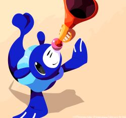  2026 absurd_res ambiguous_gender black_eyes blue_eyes dated feral generation_7_pokemon hi_res musical_instrument nintendo pokemon pokemon_(species) popplio signature sleepy_sealion solo tail whiskers 