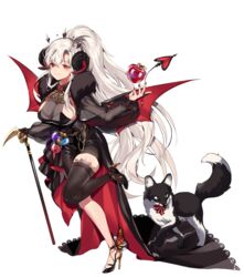  cho_yeon26 cleavage heels horns see_through tagme tail thighhighs wings 