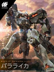  assault_visor character_name cloud copyright_name gun highres holding holding_gun holding_weapon logo mecha mig-21_balalaika_(muv-luv) muv-luv muv-luv:_dimensions muv-luv_alternative no_humans official_art open_hand robot schwarzesmarken science_fiction sky solo standing tactical_surface_fighter tani_(tanidesuyo) weapon 