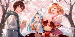  djeeta_(granblue_fantasy) grand_blue guri1105 lyria_(granblue_fantasy) tagme_(character) vyrn 