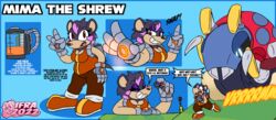  badnik english_text eulipotyphlan fan_character female hi_res ifra machine mammal mima_the_shrew_(ifra) motobug sega shrew shrinking size_transformation sonic_the_hedgehog_(series) text transformation 