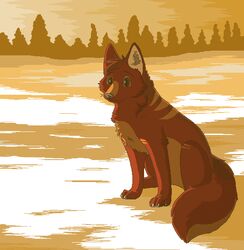  2011 aj_(ajbob) aliasing ambiguous_gender brown_eyes canid canine canis cel_shading claws detailed_background digital_drawing_(artwork) digital_media_(artwork) digitigrade eyebrows feral fox fur grey_nose grey_pawpads head_tuft hybrid inner_ear_fluff male_(lore) mammal microsoft_paint_(artwork) orange_body orange_fur orange_theme pawpads paws plant red_body red_fur sebdoggo shaded sitting sky snout solo tail tree tuft white_claws wolf yellow_inner_ear_fluff yellow_sclera 