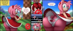  absurd_res amy_rose anthro ass backless_clothing backless_dress big_breasts big_butt breasts butt_expansion clothed clothing dress english_text eulipotyphlan expansion exposed_ass female hedgehog hi_res mammal panties petticoat roga141 sega solo sonic_the_hedgehog_(series) tail_under_skirt text torn_clothing torn_panties torn_underwear underwear upskirt wardrobe_malfunction white_clothing white_panties white_underwear 