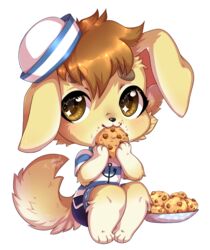  annetpeas canid canine canis clothing cookie domestic_dog food hi_res mammal sailor uniform 