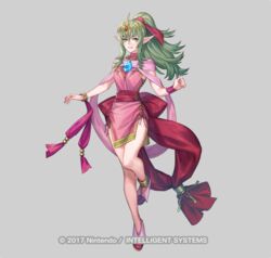  bare_legs bracelet brooch commentary_request cosplay crown dragonstone dress female fire_emblem fire_emblem_awakening fire_emblem_heroes full_body green_eyes green_hair grey_background grin hair_ribbon jewelry long_hair looking_at_viewer official_art p-nekor pink_dress pointy_ears ponytail red_ribbon red_sash ribbon sash shawl shoes short_dress sidelocks simple_background sleeveless sleeveless_dress smile solo thighs tiki_(adult)_(fated_divinity)_(fire_emblem) tiki_(adult)_(fire_emblem) tiki_(fire_emblem) tiki_(young)_(fire_emblem) tiki_(young)_(fire_emblem)_(cosplay) 