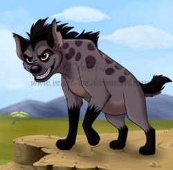  disney feral hyena janja_(the_lion_guard) male mammal quadruped solo spotted_hyena the_lion_guard the_lion_king 