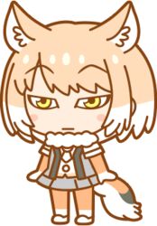  alpha_channel animal_humanoid armwear big_head biped blonde_hair bottomwear canid canid_humanoid canine canine_humanoid chibi clothed clothing digital_drawing_(artwork) digital_media_(artwork) elbow_gloves female flat_chested footwear fox fox_humanoid front_view frown fully_clothed fur gloves grey_clothing grey_tail hair half-closed_eyes handwear human_and_animal_ears humanoid inner_ear_fluff japanese kemono_friends leggings legwear light_body light_skin low_res mammal mammal_humanoid mitten_hands multi_ear multicolored_hair multicolored_tail narrowed_eyes neck_tuft necktie official_art orange_clothing orange_tail plantigrade pleated_skirt sandy_(kemono_friends) shirt shoes simple_background skirt solo standing tail tan_body tan_skin tibetan_sand_fox toony topwear transparent_background true_fox tuft two_tone_hair unknown_artist white_body white_clothing white_fur white_hair white_tail yellow_eyes 