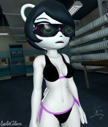  3d_(artwork) anthro bear bikini clothing digital_media_(artwork) female freedom_planet galaxytrail giant_panda hi_res hypnosis hypnotic_visor mammal mind_control neera_li solo source_filmmaker_(artwork) splitalien swimwear 