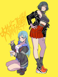  2girls female female_only fully_clothed jujutsu_kaisen kasumi_miwa multiple_girls tagme yamashita_shun&#039;ya zenin_mai 