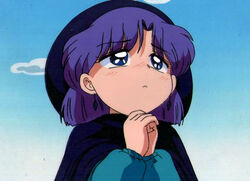  akazukin_chacha head hood open_eyes purple_hair yakko 