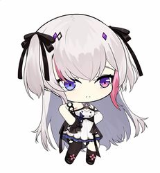  animated animated another_project azur_lane bad_bilibili_id bad_id black_gloves blue_eyes chibi commentary_request dress eyebrows_hidden_by_hair female frown gloves grey_hair hands_on_own_hips hecatia_astarte helltaker helltaker_dance heterochromia looping_animation multicolored_hair parody pink_hair purple_eyes solo streaked_hair style_parody two_side_up virtual_youtuber white_dress xiaogu_ju 