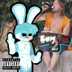  1:1 album_cover alcohol anthro beer beverage cigarette clothed clothing cover duo fur hair homeless human humanoid lagomorph leporid male male/male mammal nude pleskoslez plesky_(pleskoslez) rabbit text white_body white_fur 