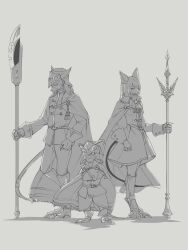  2025 3:4 absurd_res alternate_costume ambiguous_anthro ambiguous_gender anthro belt biped bottomwear breasts burmecian cape claws clothed clothed_ambiguous clothed_anthro clothed_female clothed_male clothing crossed_arms digital_drawing_(artwork) digital_media_(artwork) digitigrade eyebrows feet female final_fantasy final_fantasy_ix footwear freya_crescent fully_clothed fully_clothed_ambiguous fully_clothed_anthro fully_clothed_female fully_clothed_male greyscale group hair hat headgear headwear hi_res holding_melee_weapon holding_object holding_polearm holding_spear holding_weapon iris kemono larger_anthro larger_female larger_male looking_at_viewer male male_(lore) mammal melee_weapon monochrome mouth_closed pants polearm pose prince_puck_(character) rodent royalty shadow shirt sir_fratley size_difference smaller_ambiguous smaller_anthro snout spear square_enix standing toe_claws toeless_footwear toes topwear trio uni-6 uniform weapon whiskers 