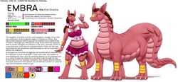  1girls 5_fingers anthro dragon dragoness embra_(fidchellvore) female female_only feral fidchellvore fingers hi_res reference_sheet scalie simple_background white_background yellow_eyes 