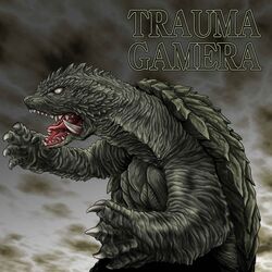  daiei_film fire gamera gamera_(series) giant_monster kadokawa_daiei_studio kaijuu monster nightmare_gamera no_humans shell spikes turtle turtle_shell tusks white_eyes 