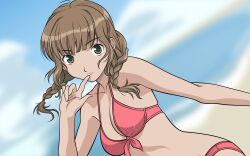  kimi_kiss mizusawa_mao pure rouge swimsuit vector widescreen 