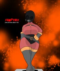  belt big_breasts boots breasts clothed clothed_female corset fempyro gas_mask gloves huge_breasts human_only large_breasts lwd_cartoonz team_fortress_2 tf2 thick thick_hips thick_legs thick_thighs tight_clothing video_games zipper 