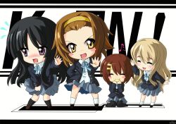  abyss_of_parliament akiyama_mio chibi hirasawa_yui k-on! kotobuki_tsumugi pantyhose seifuku tainaka_ritsu 