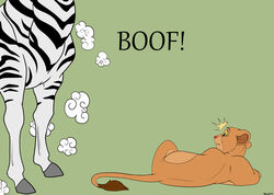  ambiguous_gender backlash91 conditional_dnp digital_media_(artwork) disney dominant duo equid equine faceless_ambiguous faceless_character felid feline female feral flat_colors hooves interspecies interspecies_domination lion lying mammal nala_(the_lion_king) on_side pantherine rear_view signature sound_effects standing striped_body stripes surprise the_lion_king wide_eyed young young_feral zebra 